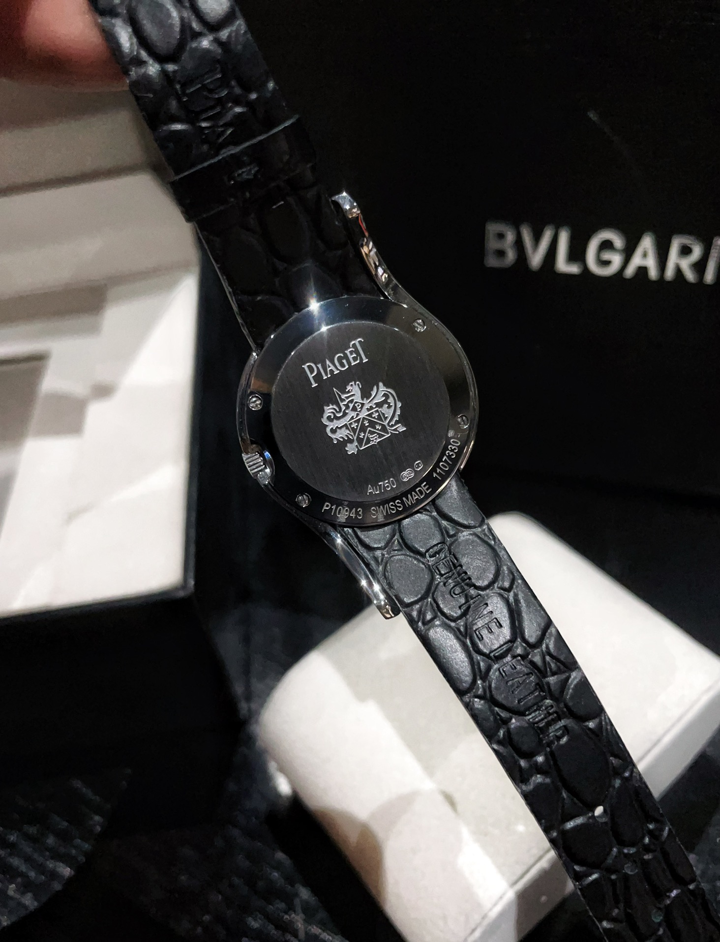 Italian Caucasian Curtain PIAGET Series: Timeless Elegance in 33mm Swiss Stone Watch - 图片 4