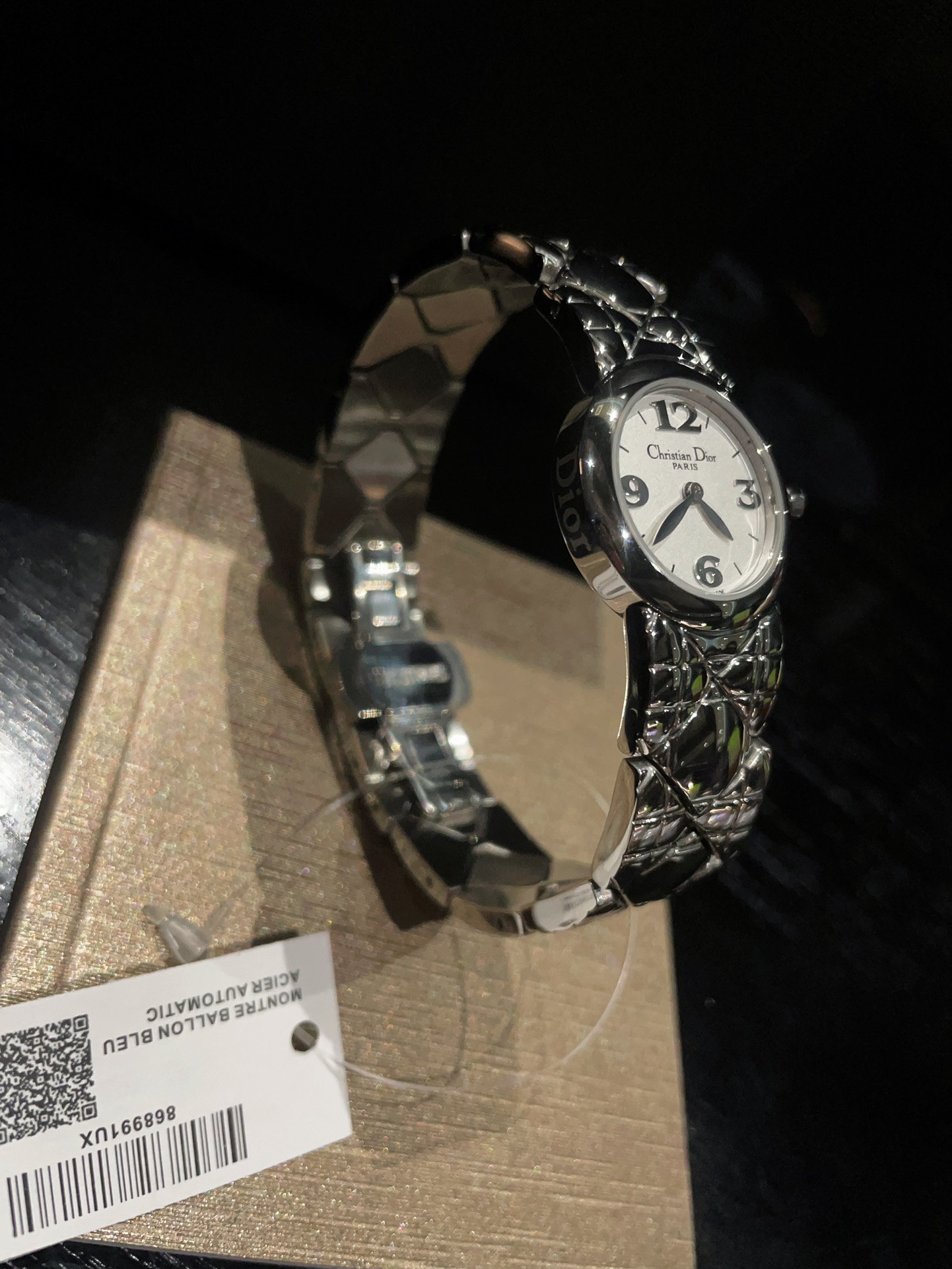 Christian Dior Vintage Watch Stainless Steel Geometric Dial Elegant Timepiece 3 i1726114086 1558 5