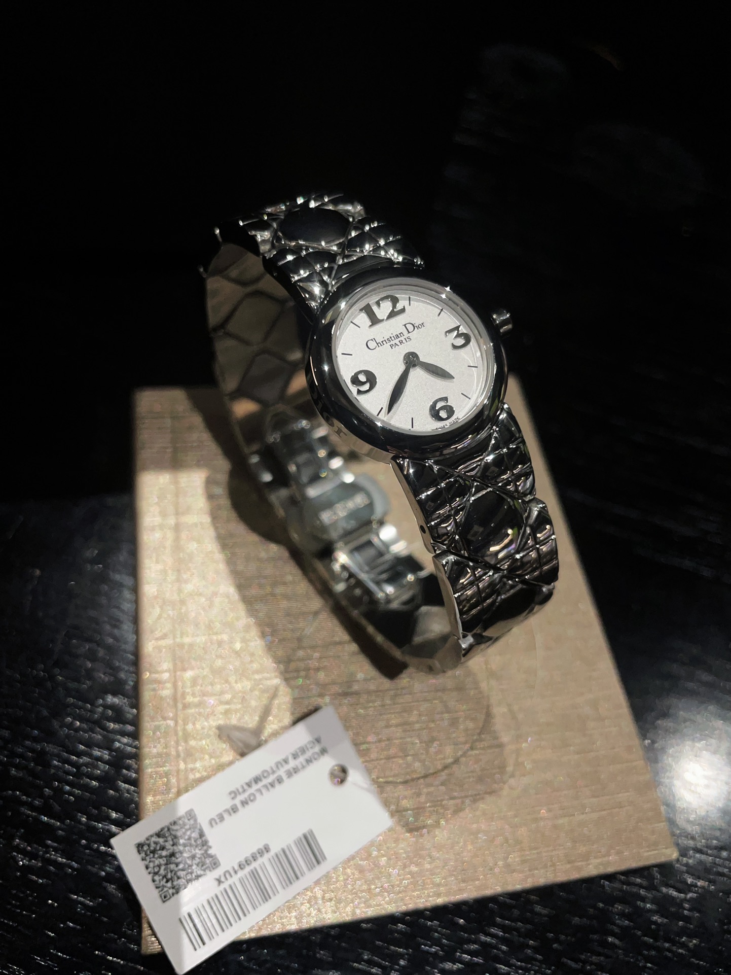 Christian Dior Vintage Watch Stainless Steel Geometric Dial Elegant Timepiece 2 i1726114086 5955 4