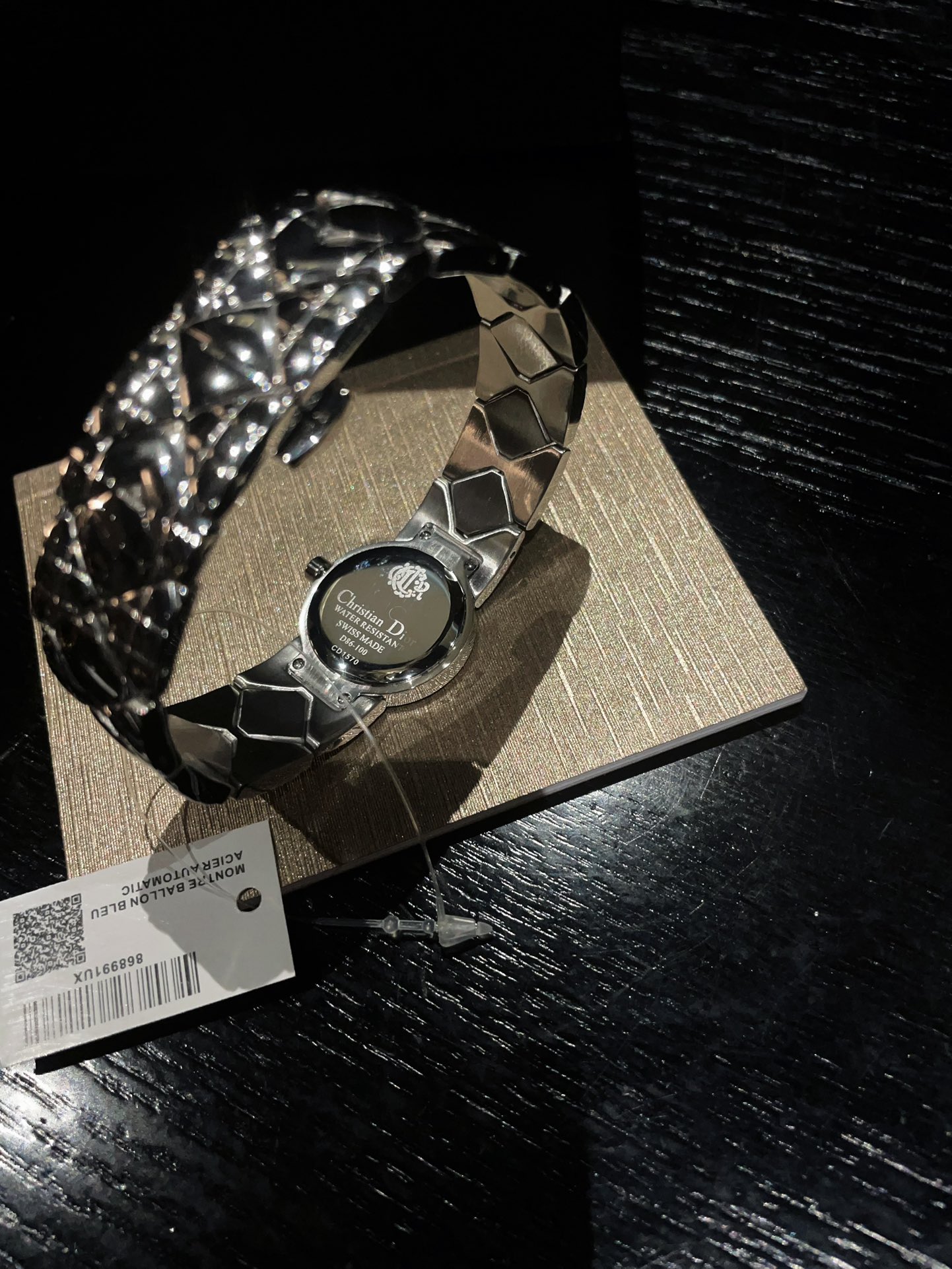 Christian Dior Vintage Watch Stainless Steel Geometric Dial Elegant Timepiece 5 i1726114086 7260 2
