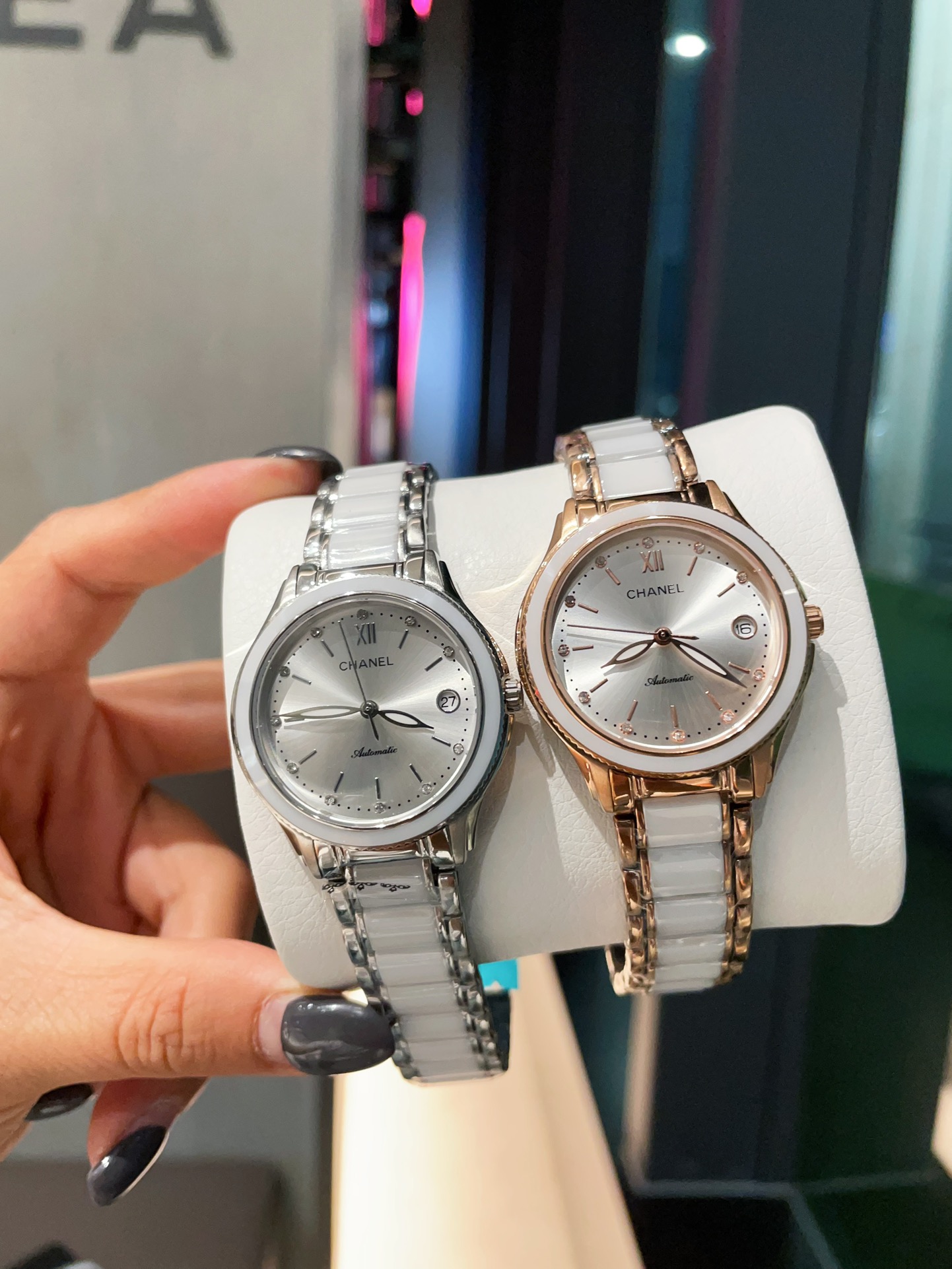 Chanel Platinum Ceramic Belt Lady’s Wristwatch: Elegant, Light, and Comfortable - 图片 1