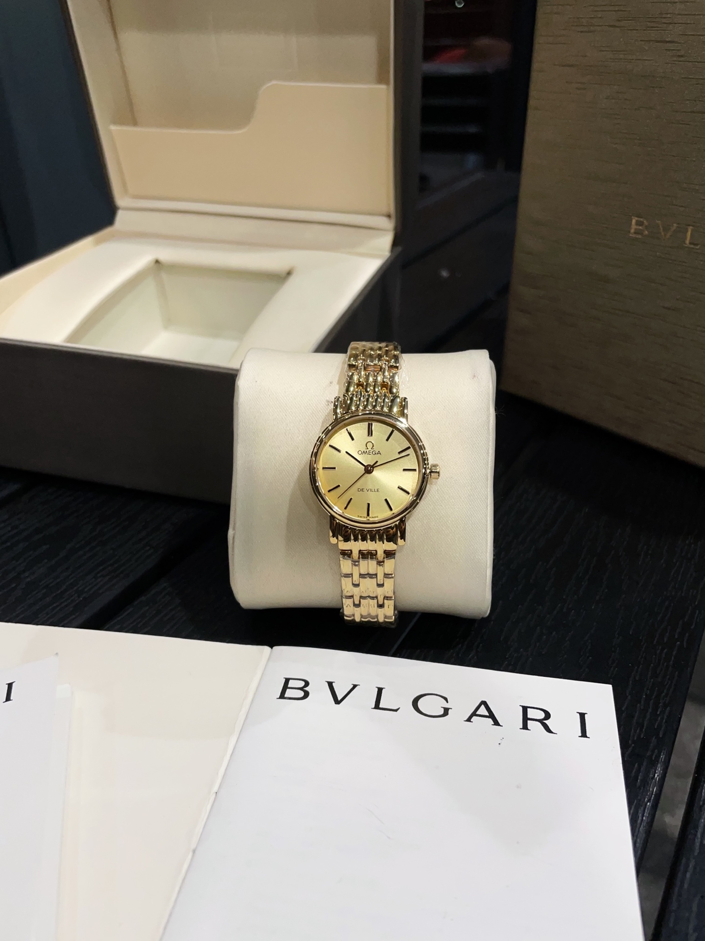 Vintage Omega De Ville Women's Watch,Gold Plated Bracelet, 26mm Case 3 i1740807683026 5347 0 0