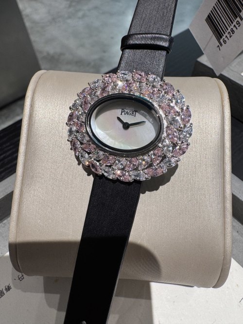 Piaget Luxury Ladies Watch with Diamonds, 18K White and Rose Gold 1 Piaget Luxury Ladies Watch with Diamonds, 18K White and Rose Gold