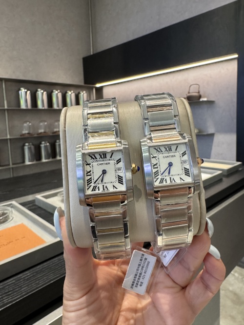 Cartier Tank Française Medium Calendar Version Stainless Steel Watch 1 Cartier Tank Française Medium Calendar Version Stainless Steel Watch
