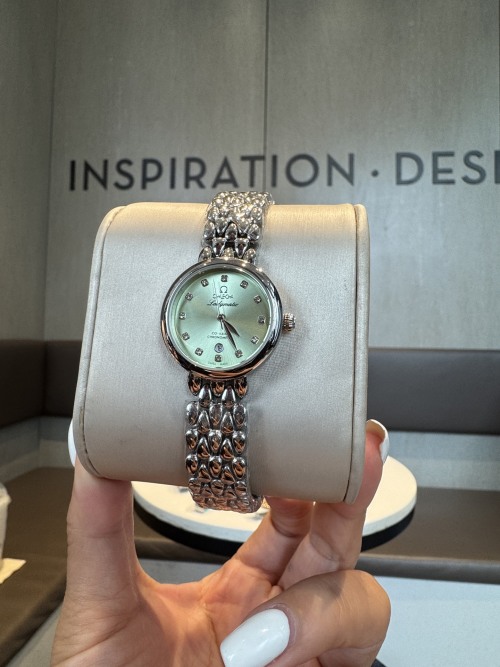 OMEGA De Ville Ladymatic 27 mm Automatic Silver Diamond Watch 1 OMEGA De Ville Ladymatic 27 mm Automatic Silver Diamond Watch
