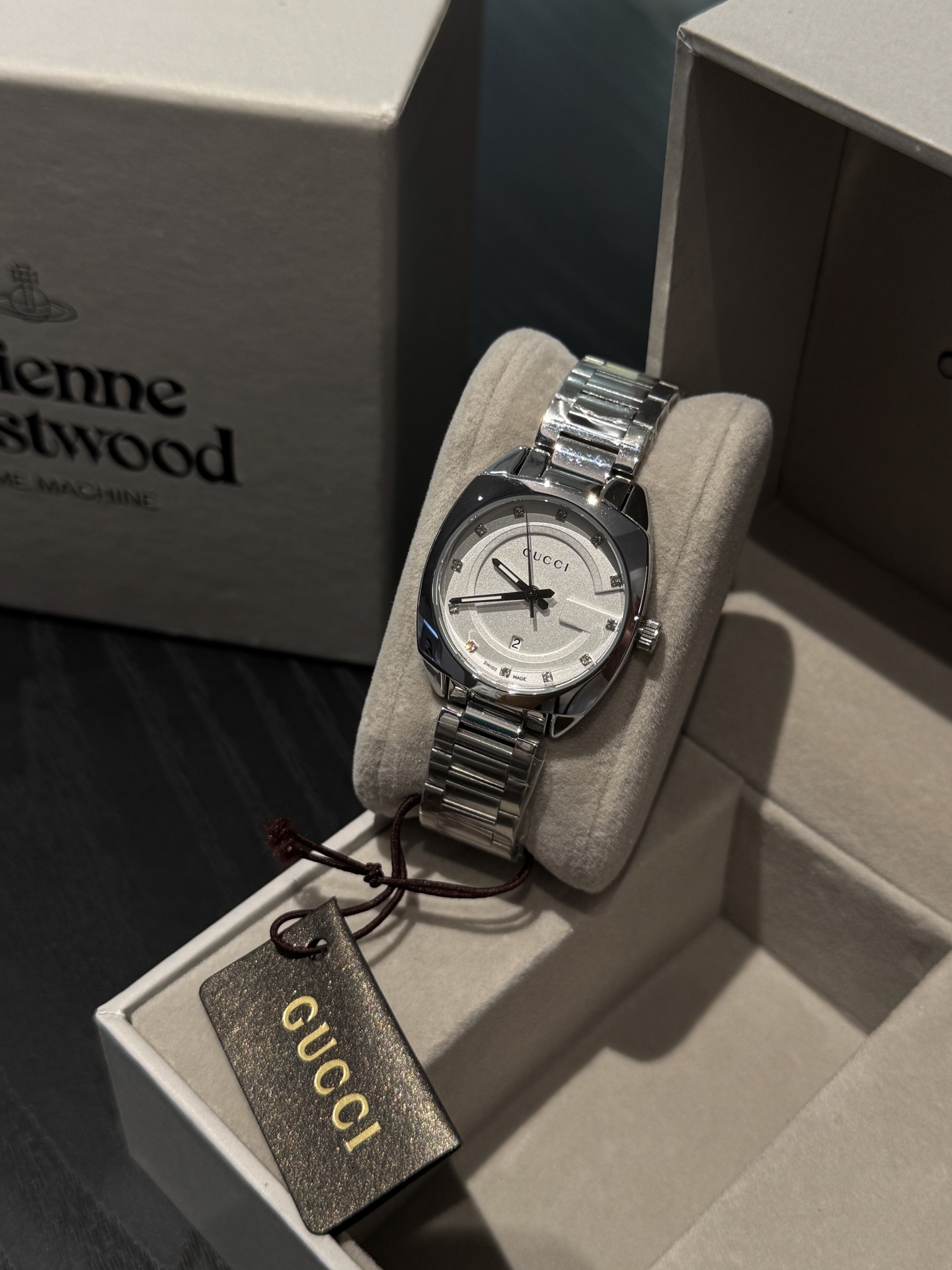 Gucci Interlocking Dameshorloge - Zilverkleurig - 29mm