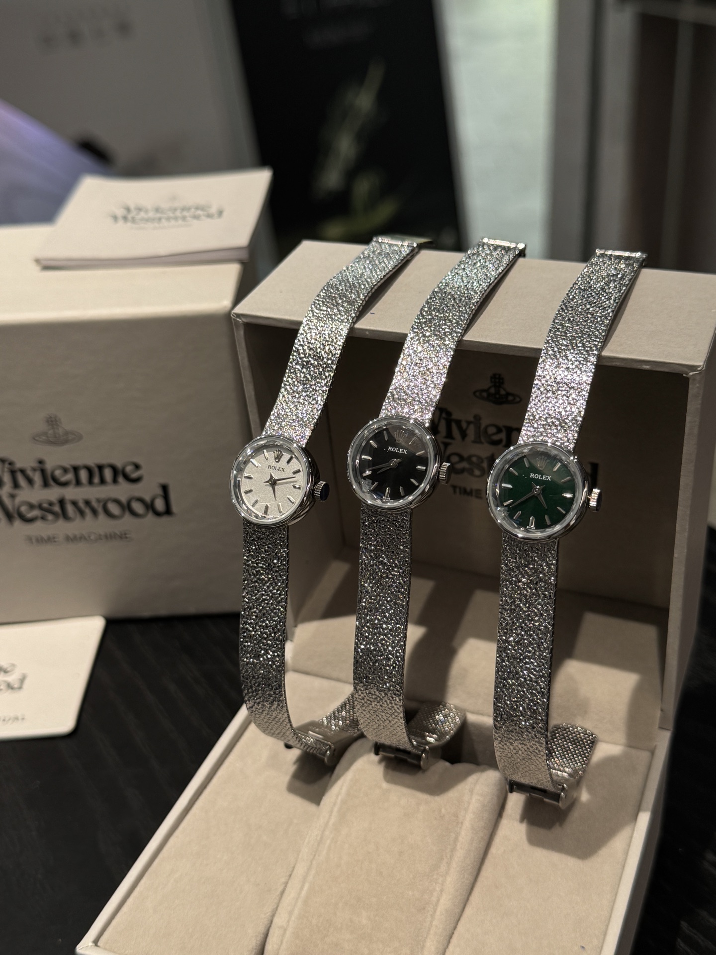 Vivienne Westwood Time Machine Watch, 20mm Silver Band, Quartz Movement