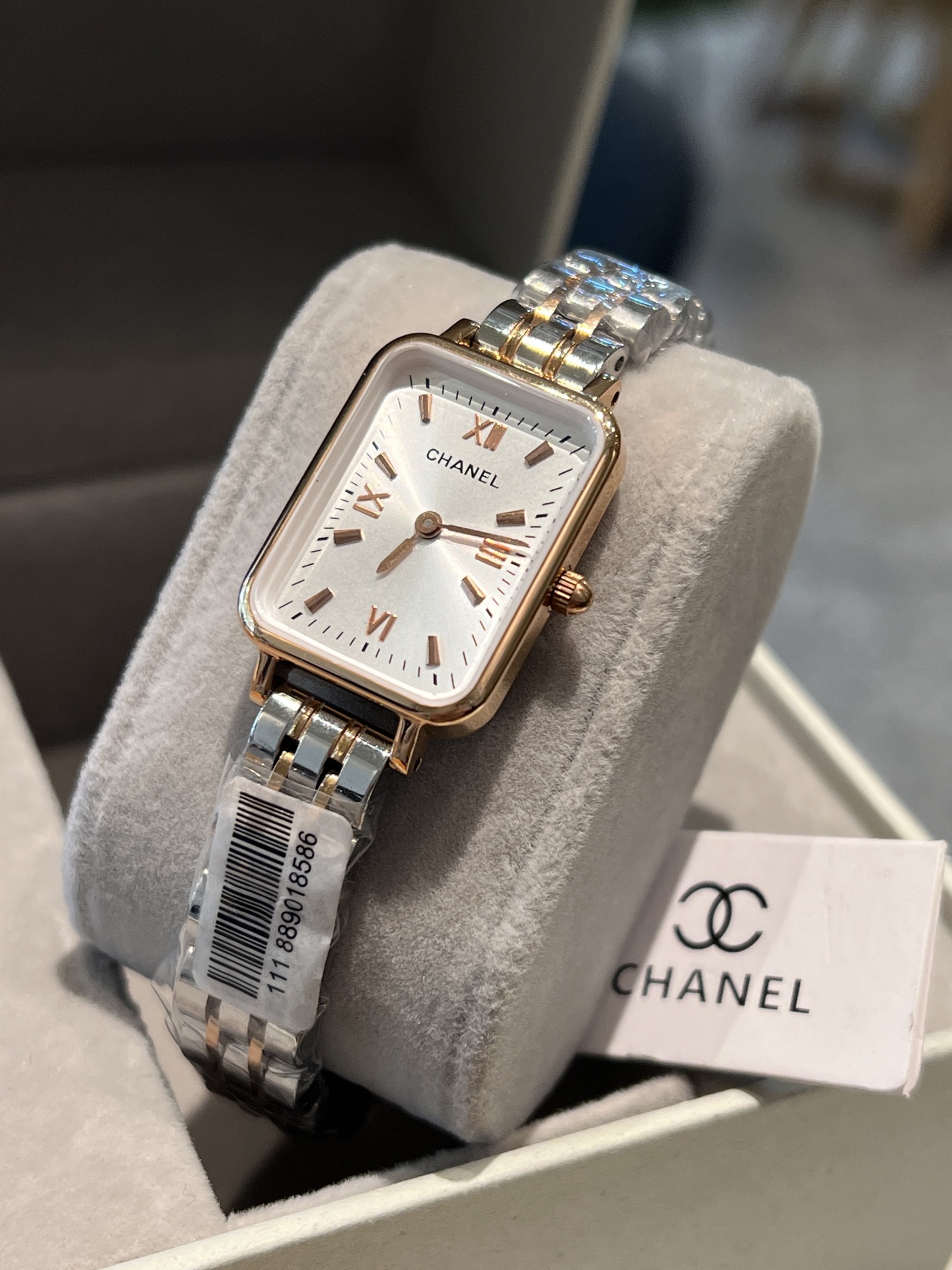 Chanel Premiere two-tone rose gold and silver case bracelet, white dial 26mm Women's Quartz