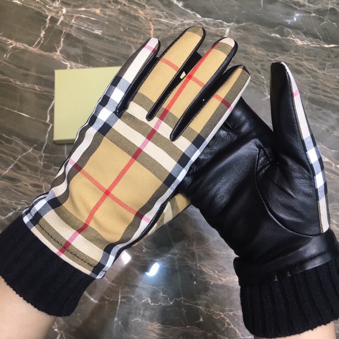 ️巴宝莉Burberry️爆款热卖顶级原单官网同步女士新款高档羊皮手套百分百选用进口小羊皮内里羊绒保暖舒