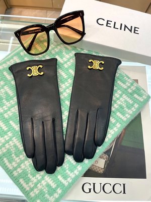 Celine Gloves Women Cashmere Sheepskin