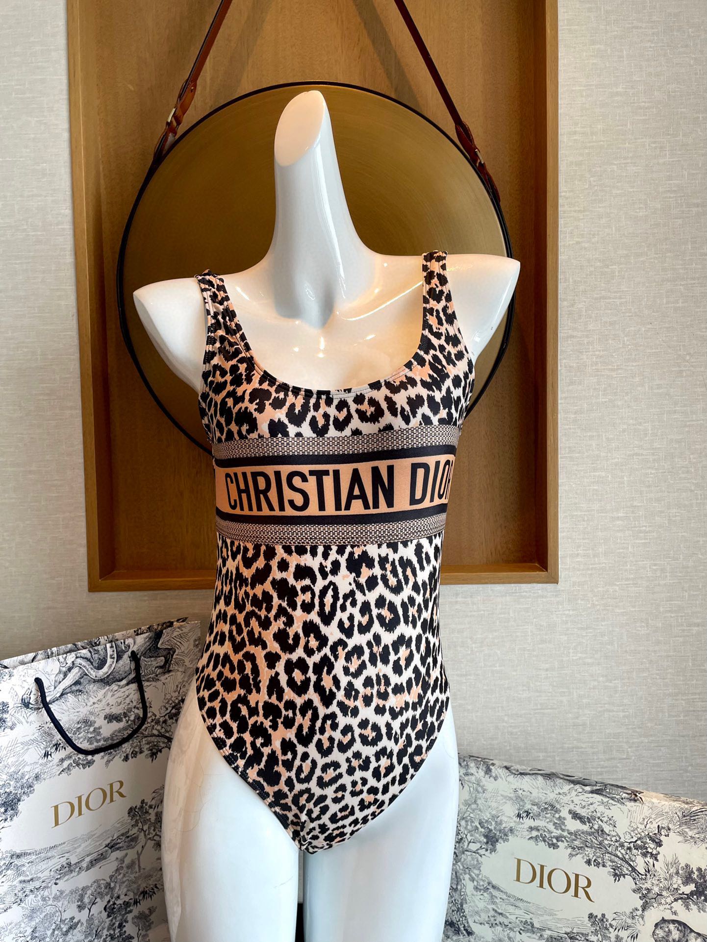 Dior Clothing Swimwear & Beachwear Leopard Print Quick Dry