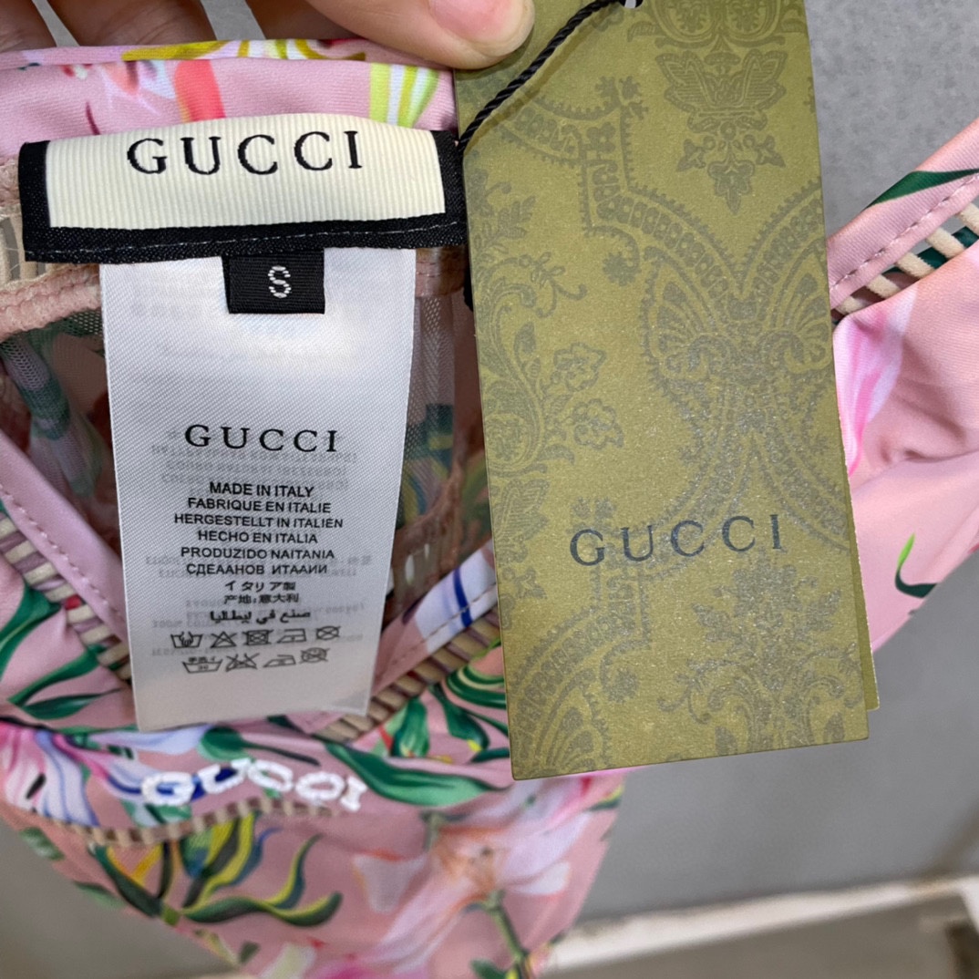 ChanelGucci性感仙女蕾丝连体泳衣实物真的太好看了时尚靓丽夏天游泳也要美美的码数SML