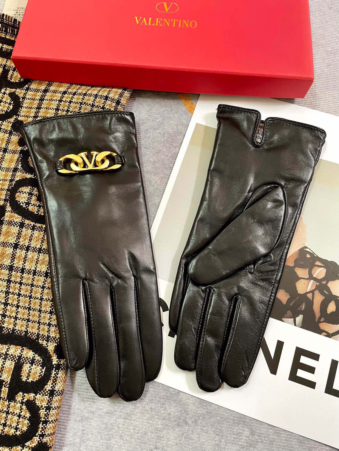 High-Quality Lamb-Skin Gloves: Warm, Soft, Delicate, Imported, Top-Worker, One-to-One Packaging - 图片 4