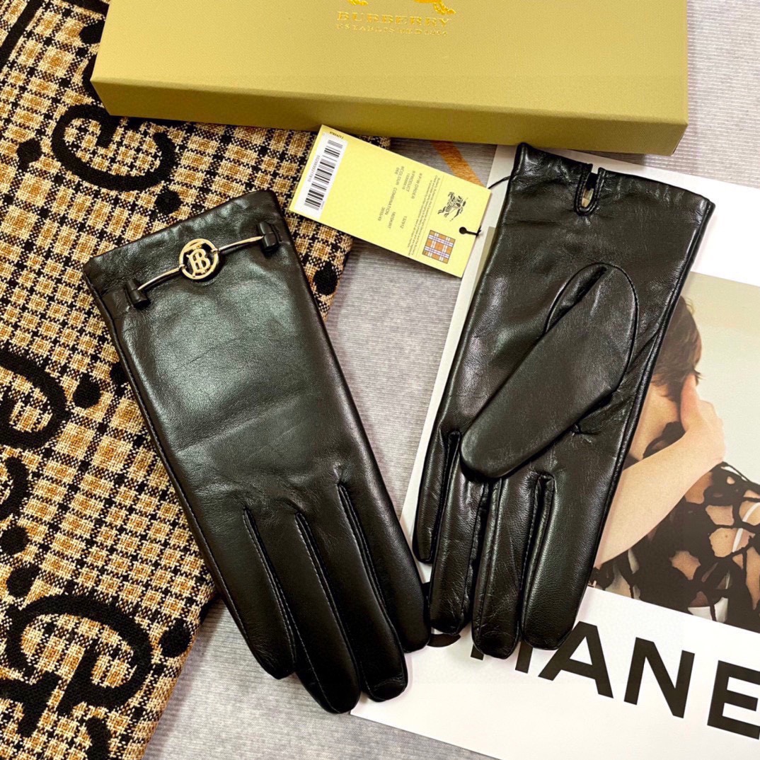 High-Quality Sheep-Skin Gloves, Warmer and Better, Imported Lamb-Skin, Soft Leather, Original Gold. - 图片 3