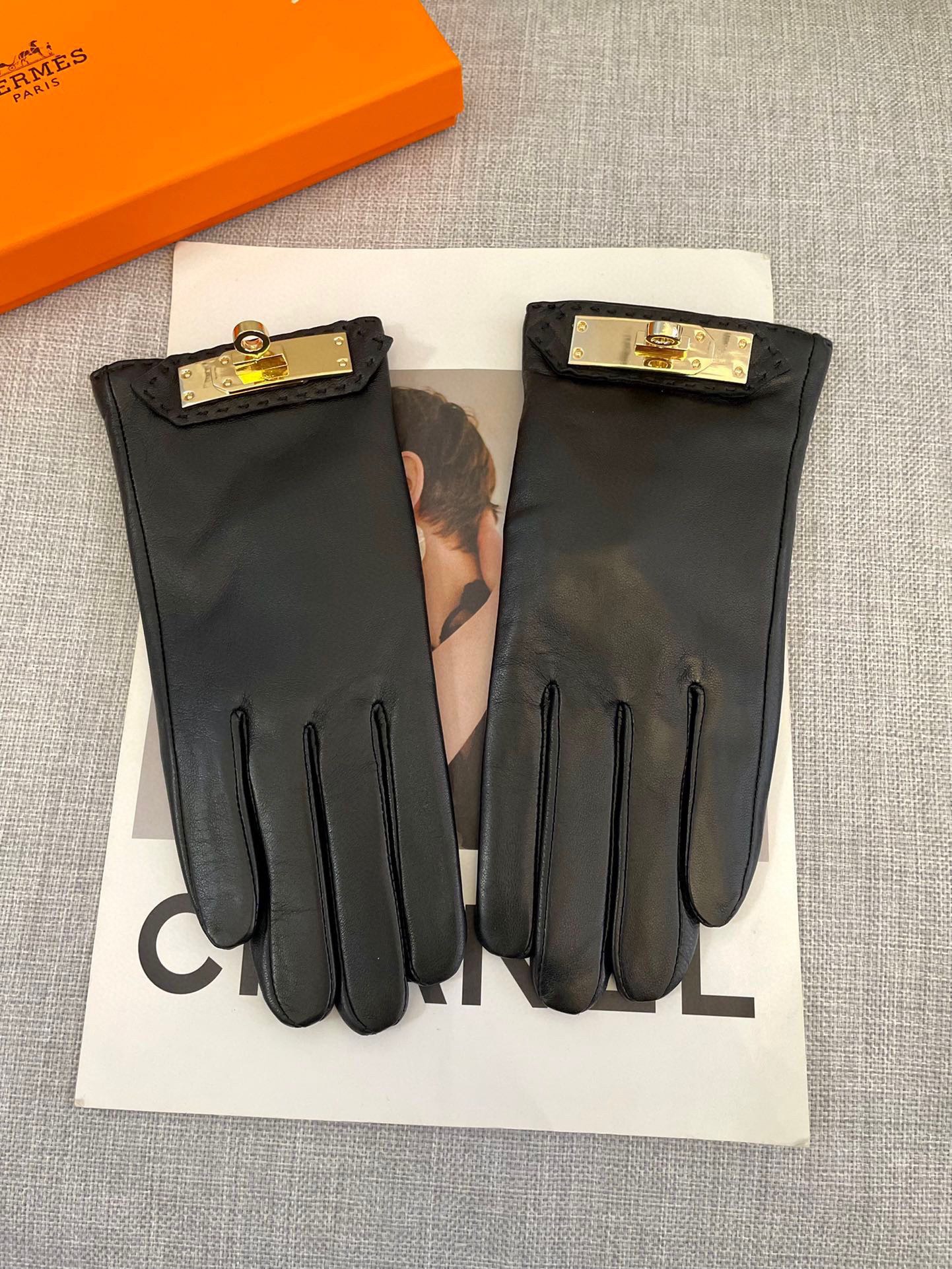 Premium Imported Sheep-Skin Gloves: Luxurious Quality, Exquisite Craftsmanship. - 图片 4