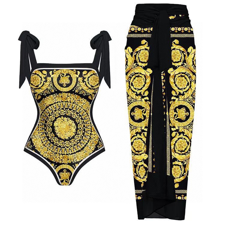 NO:303923,Versace's new swimsuit 2-piece swimsuit gauze skirt double-sided wearable Highly recommended!  Swimming suits suitable for a variety of scenes♀Seaside, swimming pool, hot spring, water park, rafting can be worn inside or completely. The one-piece design covers the flesh and looks tall. The belly is a little fleshy and does not affect our beauty. The back design reveals the beautiful back. The fabric is breathable and comfortable. The quick-drying elastic swimsuit is easier to clean. S M L Xl swimsuits, swimsuits, bikinis, versace, skirts, swimsuits, bikinis19860909范思哲新款泳衣2件套 泳衣纱裙 双面可穿 强烈推荐！适合多种场景的游泳衣♀海边 游泳池 温泉 水上乐园 漂流都可以内搭也完全可以 连体设计遮肉显高挑 腹部有点肉肉也不影响咱美美的 背面设计大露美背 面料透气舒适.速干弹性的游泳衣更加帖肤易清洗 码数S M L Xl泳衣泳裤比基尼,泳衣，泳裤，比基尼,versace,skirts,swimsuits,bikinis,accessory
