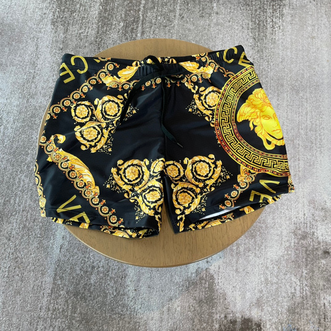  范思哲男士泳裤👑高级定制泳裤👑抽绳设计 上新度假系列🏖专属泳衣［色色色超级爱！色来自贵族的目光🌹暗里着