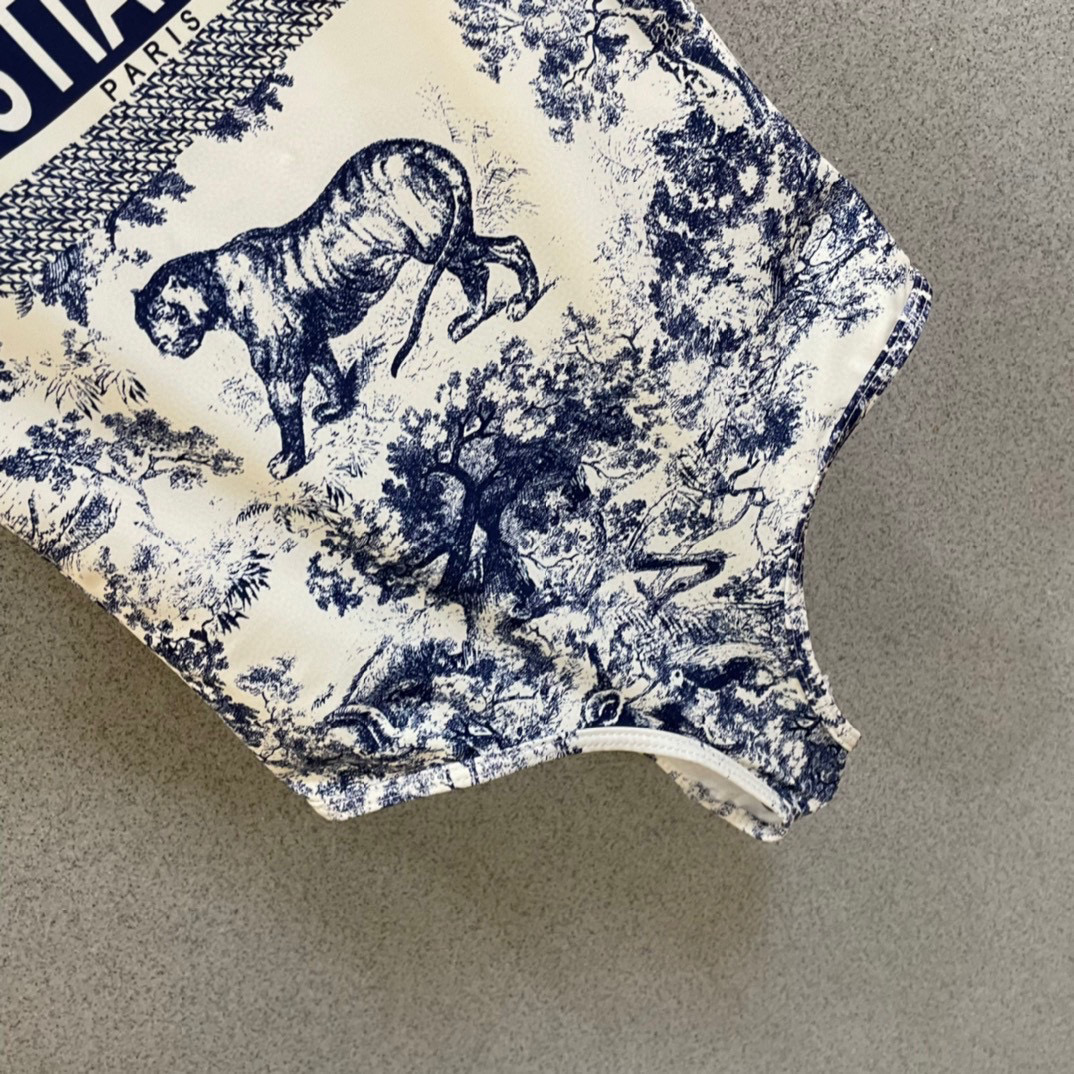  Dior 迪奥新款连体泳衣  强烈推荐！超显气质 前面拉链设计穿脱方便 😍🥰适合多种场景的游泳衣🏊‍♀