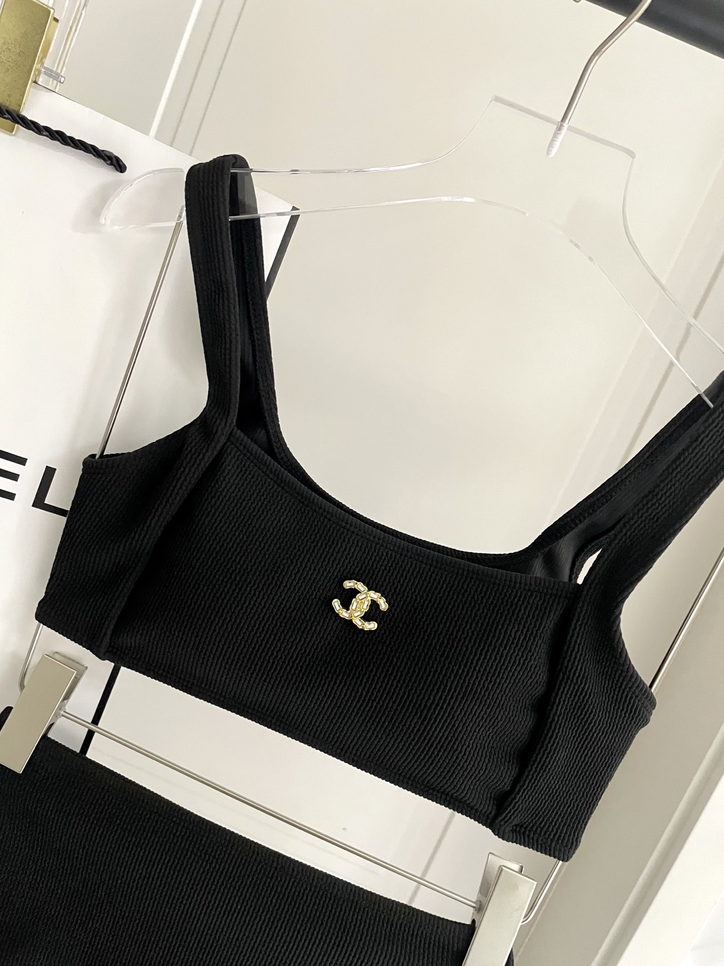  Chanel专柜新款分体泳衣😍🥰适合多种场景的游泳衣🏊‍♀️海边 游泳池 温泉 水上乐园 漂流都可以😌