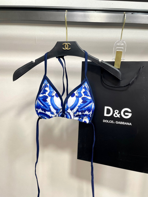 D&G Floral Print Bikini Set - Stylish Swimsuit for Beach & Pool 1 D&G Floral Print Bikini Set - Stylish Swimsuit for Beach & Pool