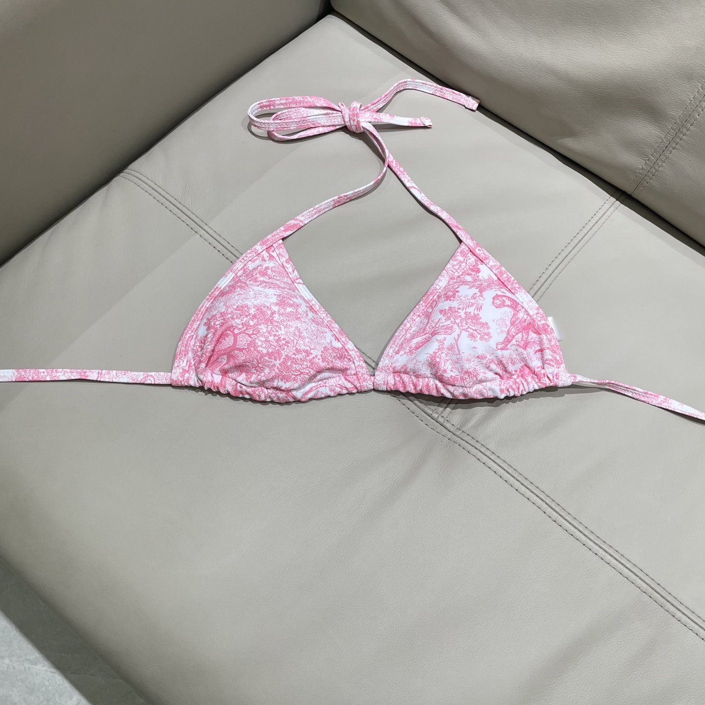  迪奥新款三件套 动物印花专柜新款（带胸垫）😍🥰适合多种场景的游泳衣🏊‍♀️海边 游泳池 温泉 水上乐园