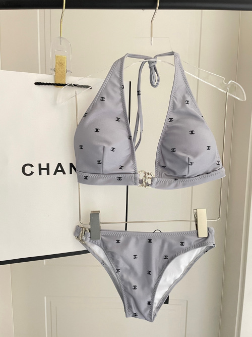 CHANEL Inspired Bikini Swimsuit - Beach, Pool, Resort Ready 1 CHANEL Inspired Bikini Swimsuit - Beach, Pool, Resort Ready