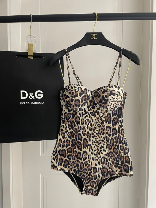 Dolce & Gabbana Leopard Print One-Piece Swimsuit - S, M, L, XL 1 Dolce & Gabbana Leopard Print One-Piece Swimsuit - S, M, L, XL