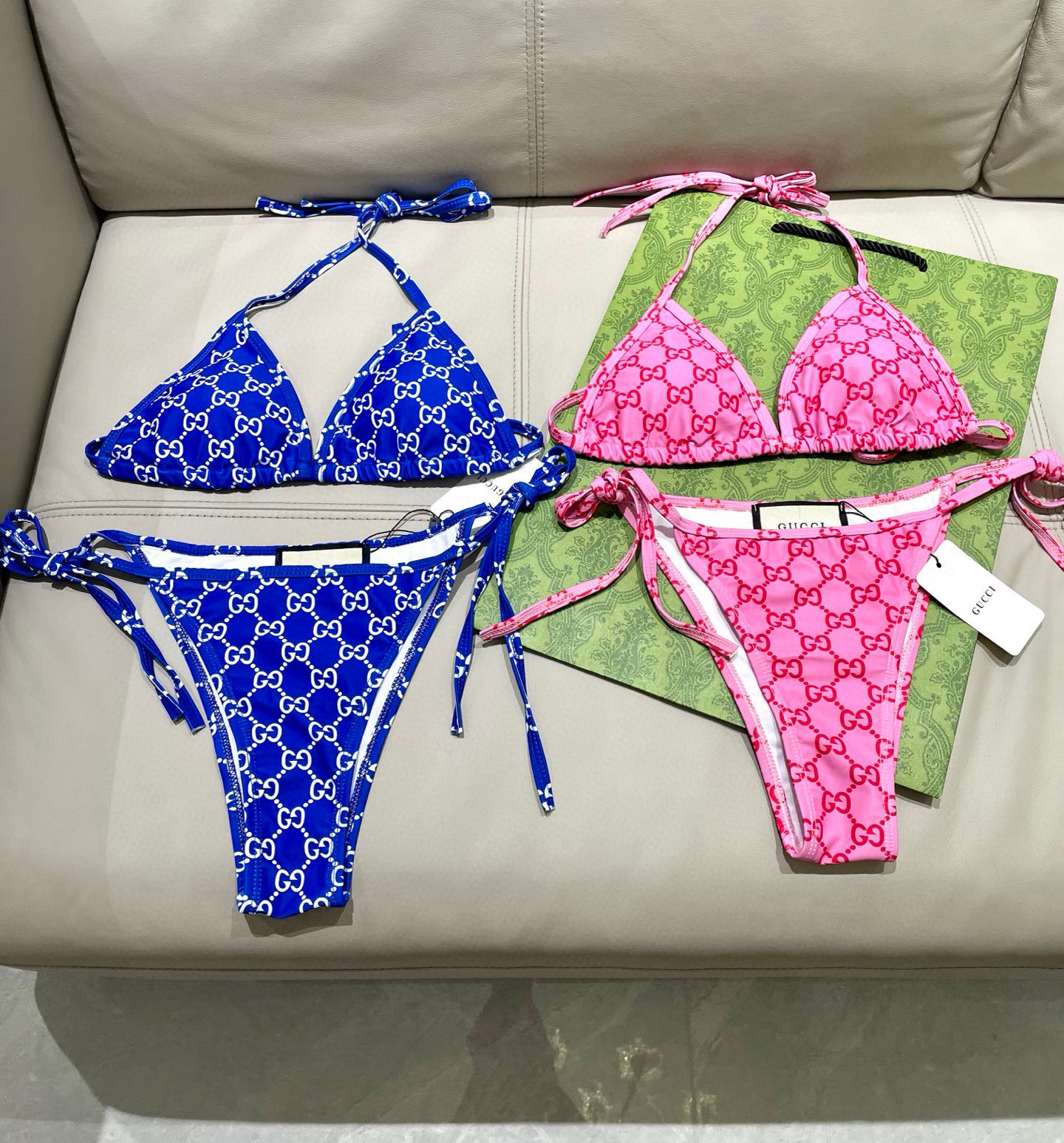  Gucci新款比基尼👙❤️😍🥰适合多种场景的游泳衣🏊‍♀️海边 游泳池 温泉 水上乐园 漂流都可以😌内