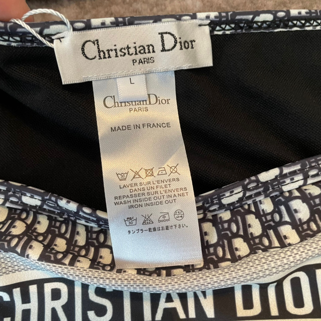  Dior新款字母比基尼👙 印花吊带内衣+三角内裤 S M LXl