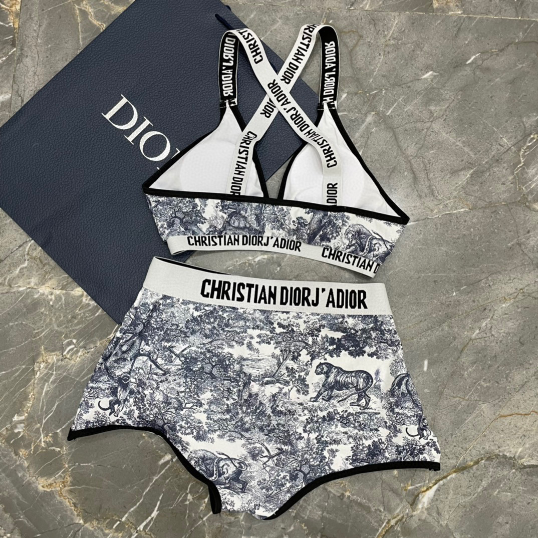  迪奥分体泳衣 简单大气 适合多种场景的游泳衣🏊‍♀️海边 游泳池 温泉 水上乐园 漂流都可以😌内搭也完