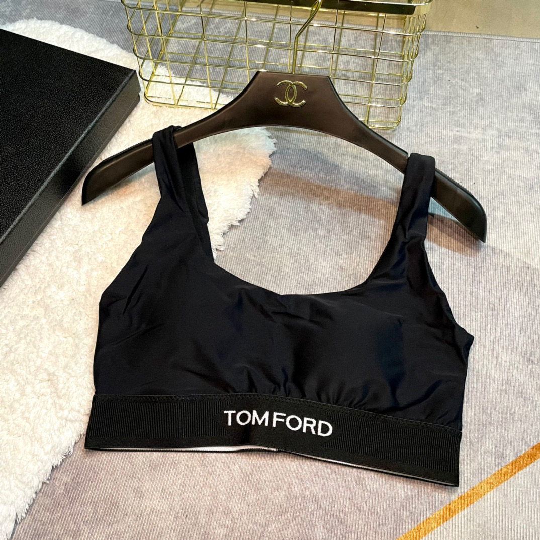  TOM FORD字母分体式泳衣 实物美翻了 小吊带设计➕短裤  码数：S M L Xl