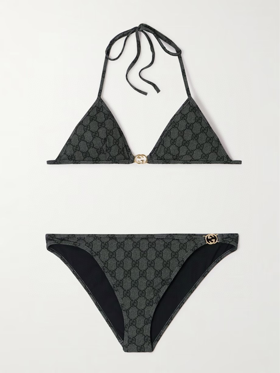  Gucci新款比基尼 适合多种场景的游泳衣🏊‍♀️海边 游泳池 温泉 水上乐园 漂流都可以😌内搭也完全