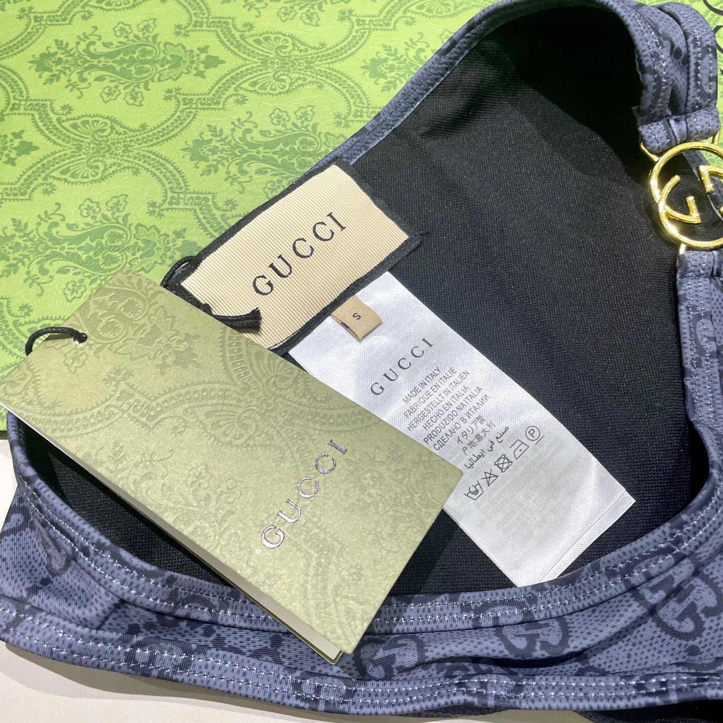  Gucci新款比基尼 适合多种场景的游泳衣🏊‍♀️海边 游泳池 温泉 水上乐园 漂流都可以😌内搭也完全