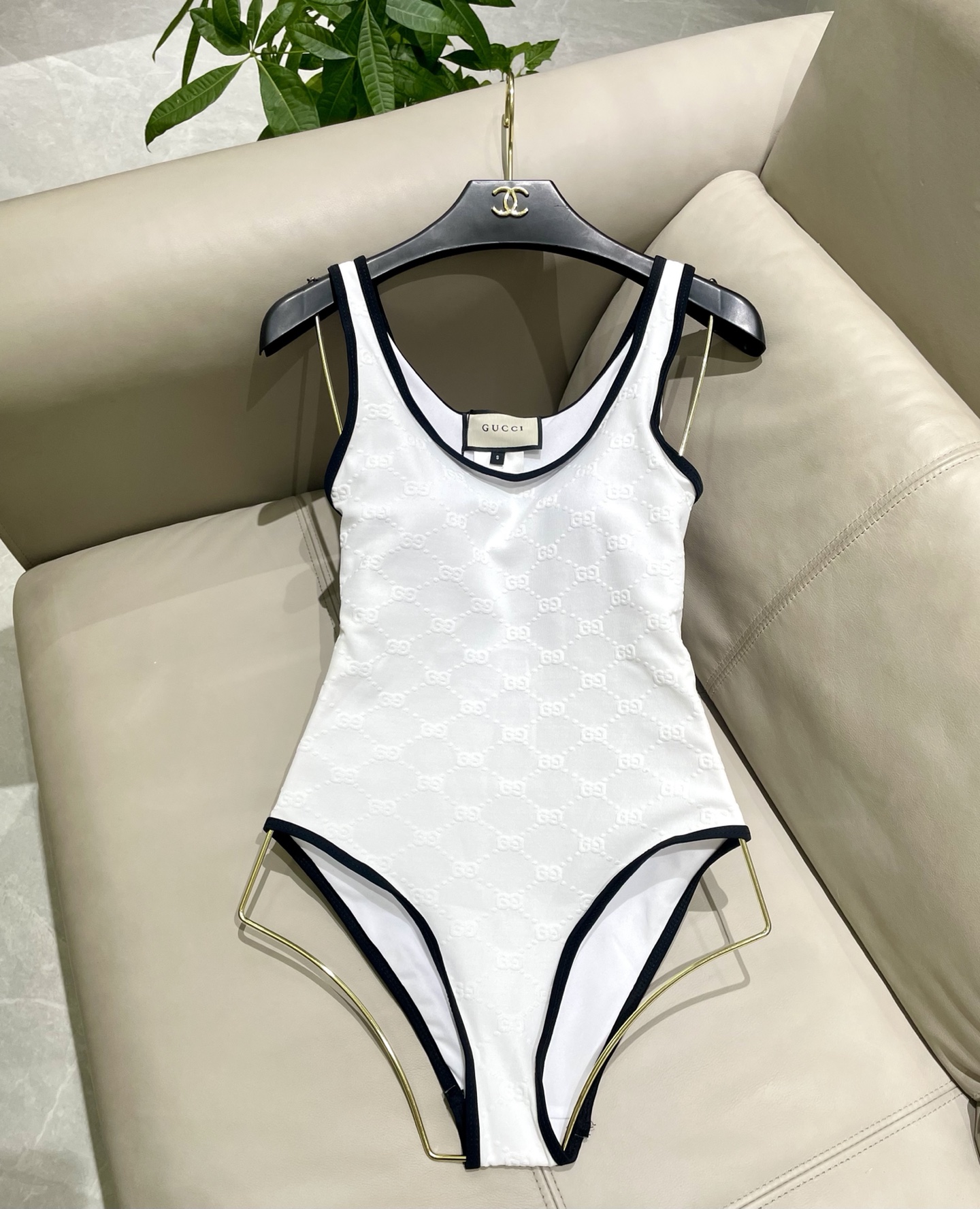  Gucci新款提花连体体式泳衣👙❤️😍🥰适合多种场景的游泳衣🏊‍♀️海边 游泳池 温泉 水上乐园 漂流