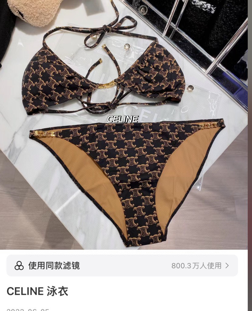 Celien新款分体对版五金😍🥰适合多种场景的游泳衣🏊‍♀️海边 游泳池 温泉 水上乐园 漂流都可以😌