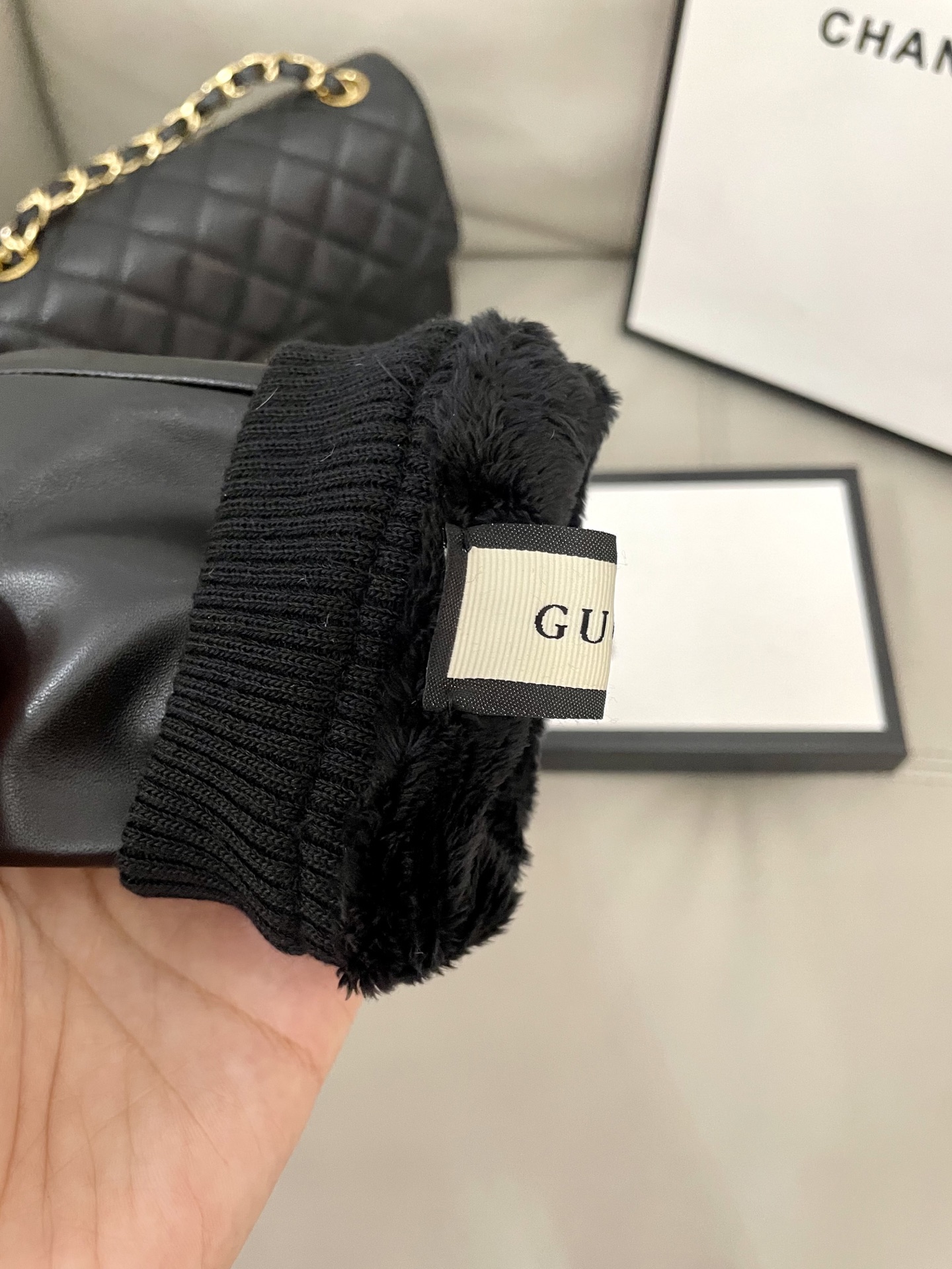Gucci新款女士手套 一级羊皮 皮质超薄柔软舒适 特显手型👏👏 质感超群 码数 ：均码