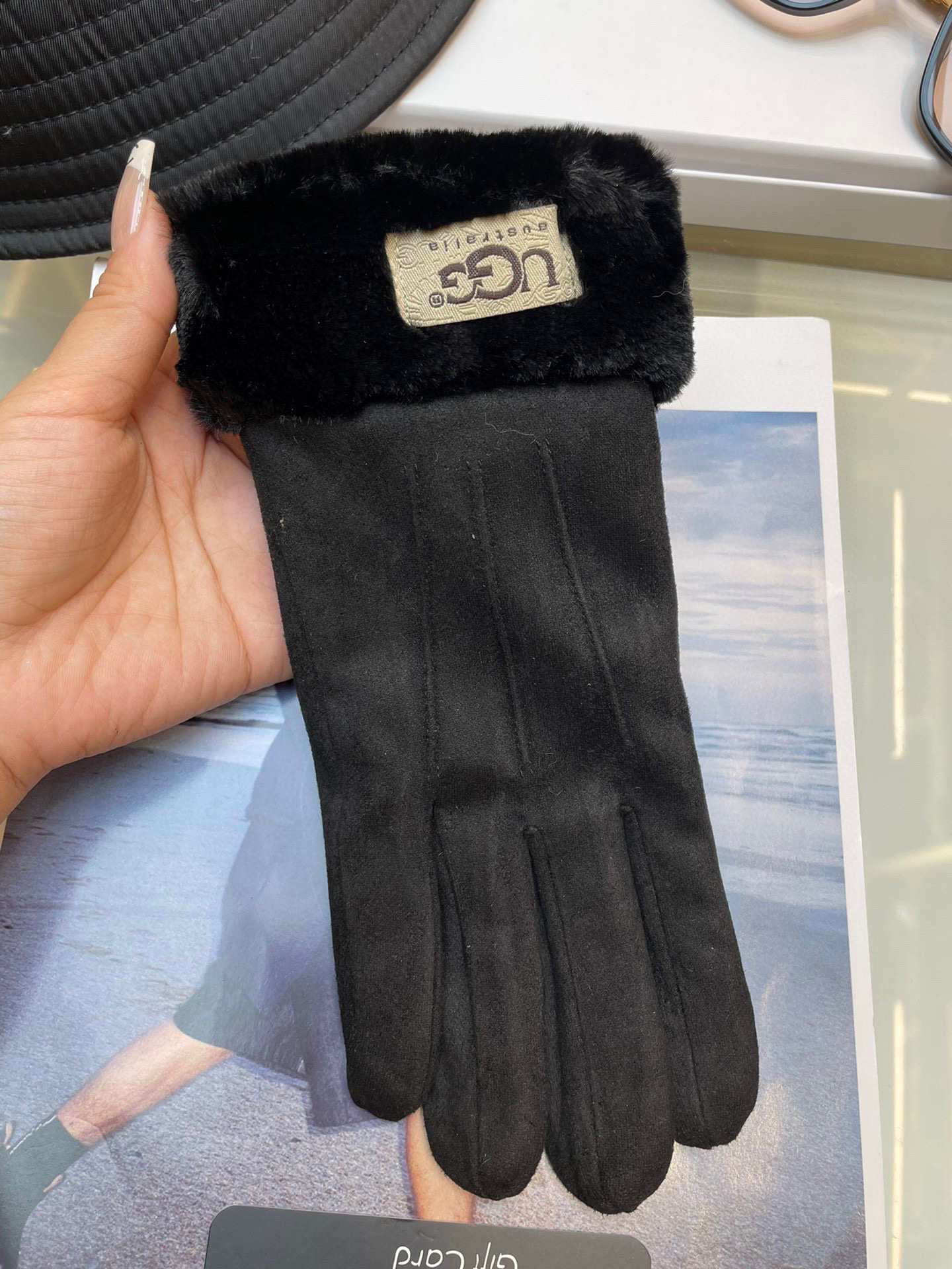 P95 UGG女士手套冬季保暖仿鹿皮绒 一秒即暖  送礼必备~~~~~上手图美极啦 小仙女必备💐💐
