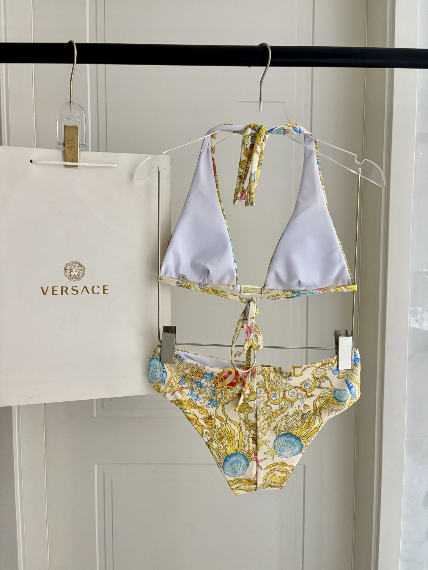 范思哲新款分体泳衣 适合多种场景的游泳衣🏊‍♀️海边 游泳池 温泉 水上乐园 漂流都可以😌内搭也完全可以