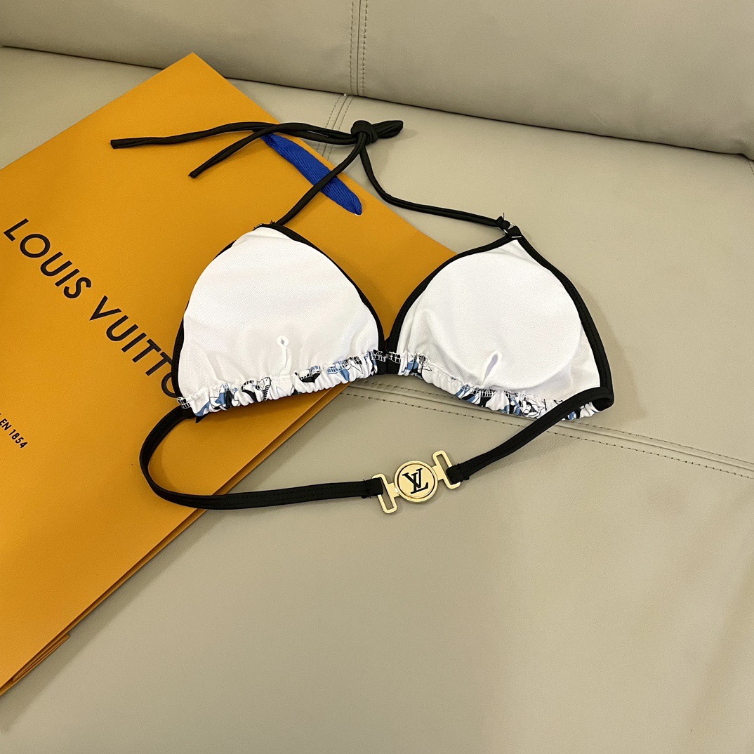Lv比基尼 简单大气 适合多种场景的游泳衣🏊‍♀️海边 游泳池 温泉 水上乐园 漂流都可以😌内搭也完全可