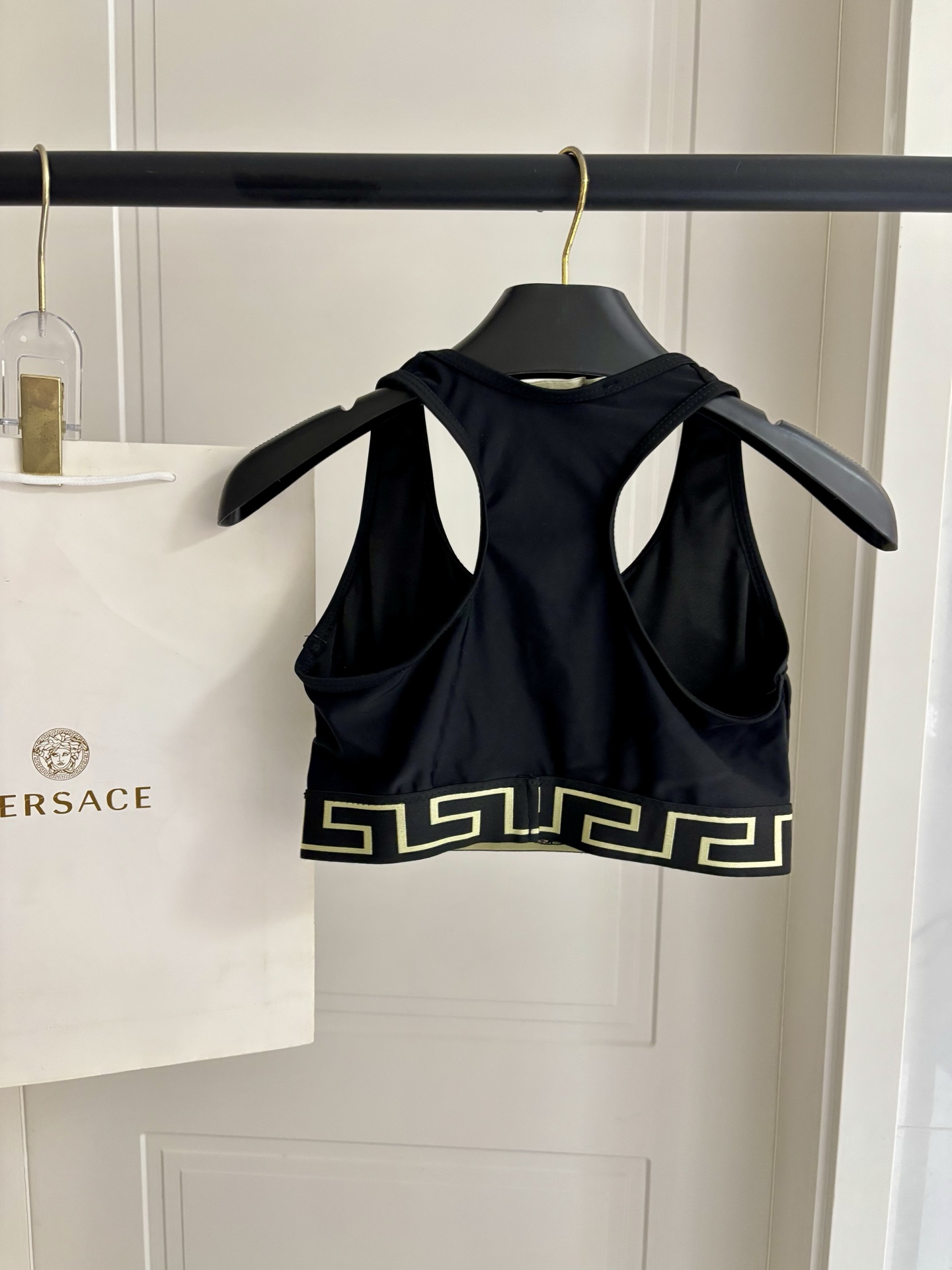 范思哲新款高弹力健身长款瑜伽服运动套装~小背心➕修身提臀显瘦打底裤S M L Xl