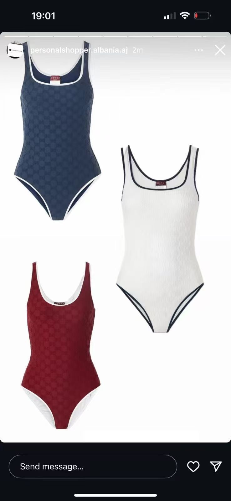 Gucci新款提花连体体式泳衣👙❤️😍🥰适合多种场景的游泳衣🏊‍♀️海边 游泳池 温泉 水上乐园 漂流都