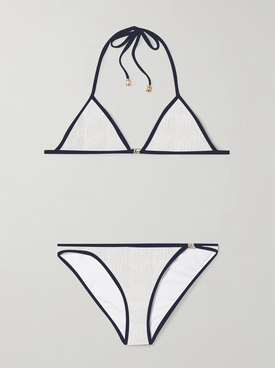 Gucci新款比基尼泳衣 专柜定制对版五金 实物超仙 拍不出来的美 🥰🥰💐💐适合多种场景的游泳衣🏊‍♀️