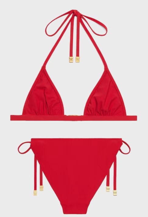 Celine凯旋门大五金比基尼 延续了经典极简风格 高级感满满 超级出片 推荐款 😍🥰适合多种场景的游泳