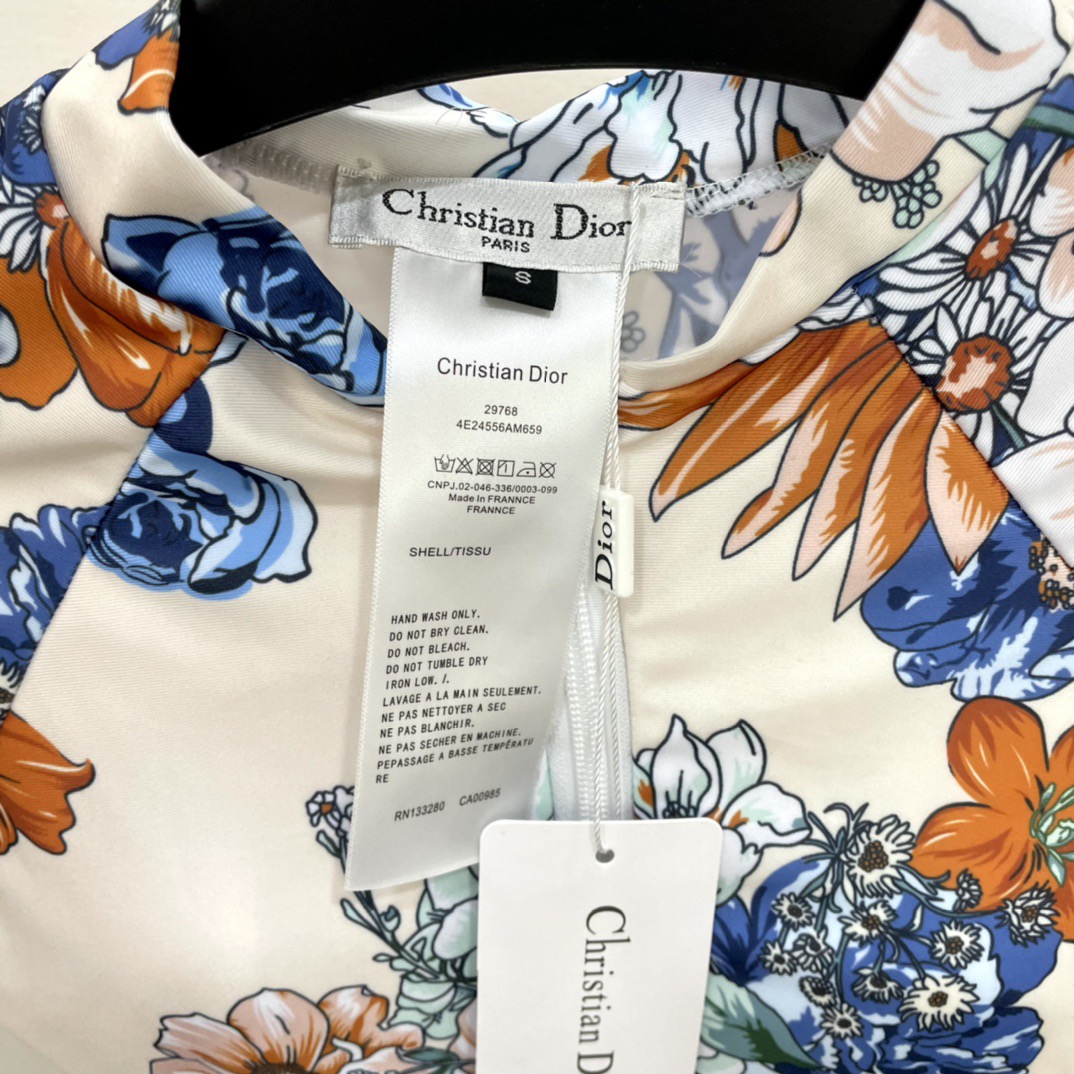 Dior新款露背拼色连体泳衣 简单大气 适合多种场景的游泳衣🏊‍♀️海边 游泳池 温泉 水上乐园 漂流都