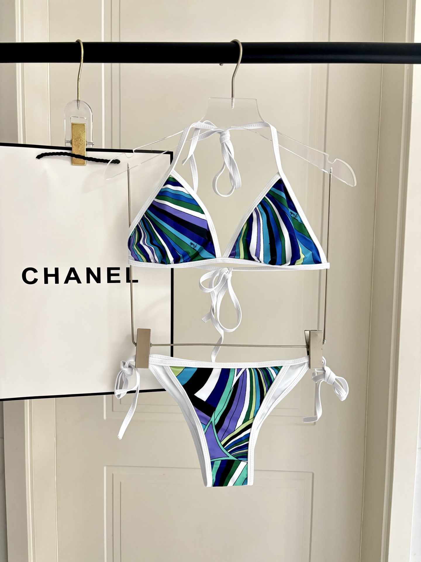 Pucci比基尼😍🥰适合多种场景的游泳衣🏊‍♀️海边 游泳池 温泉 水上乐园 漂流都可以😌内搭也完全可以