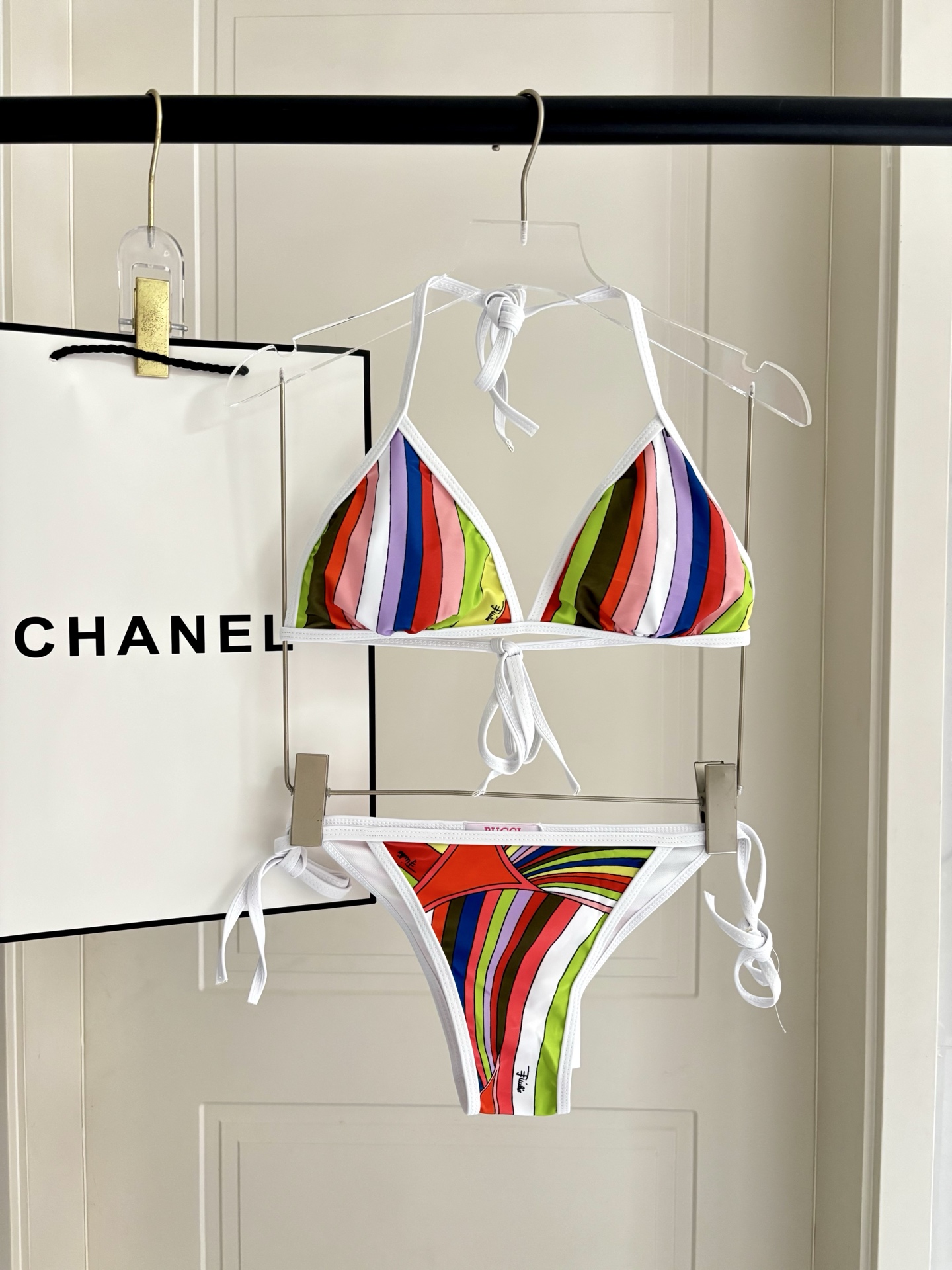 Pucci比基尼😍🥰适合多种场景的游泳衣🏊‍♀️海边 游泳池 温泉 水上乐园 漂流都可以😌内搭也完全可以