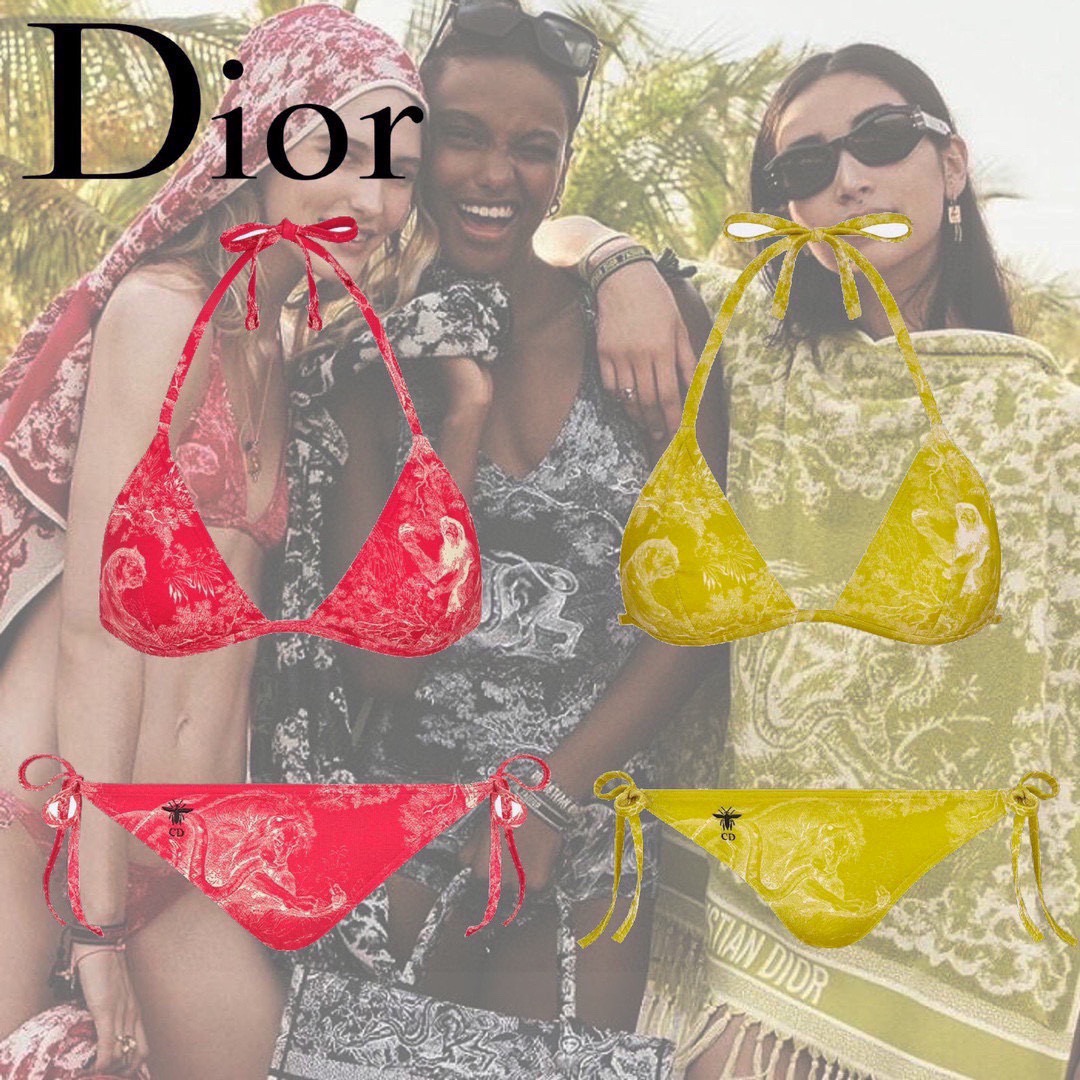Dior Dior新款比基尼连体泳衣 简单 适合多种场景的游泳衣 海边 游泳池 温泉 水上乐园 漂流都可以 内搭也完全可以 连体设计遮肉显高挑 腹部有点肉肉也不影响咱美美的 背面设计大露美背