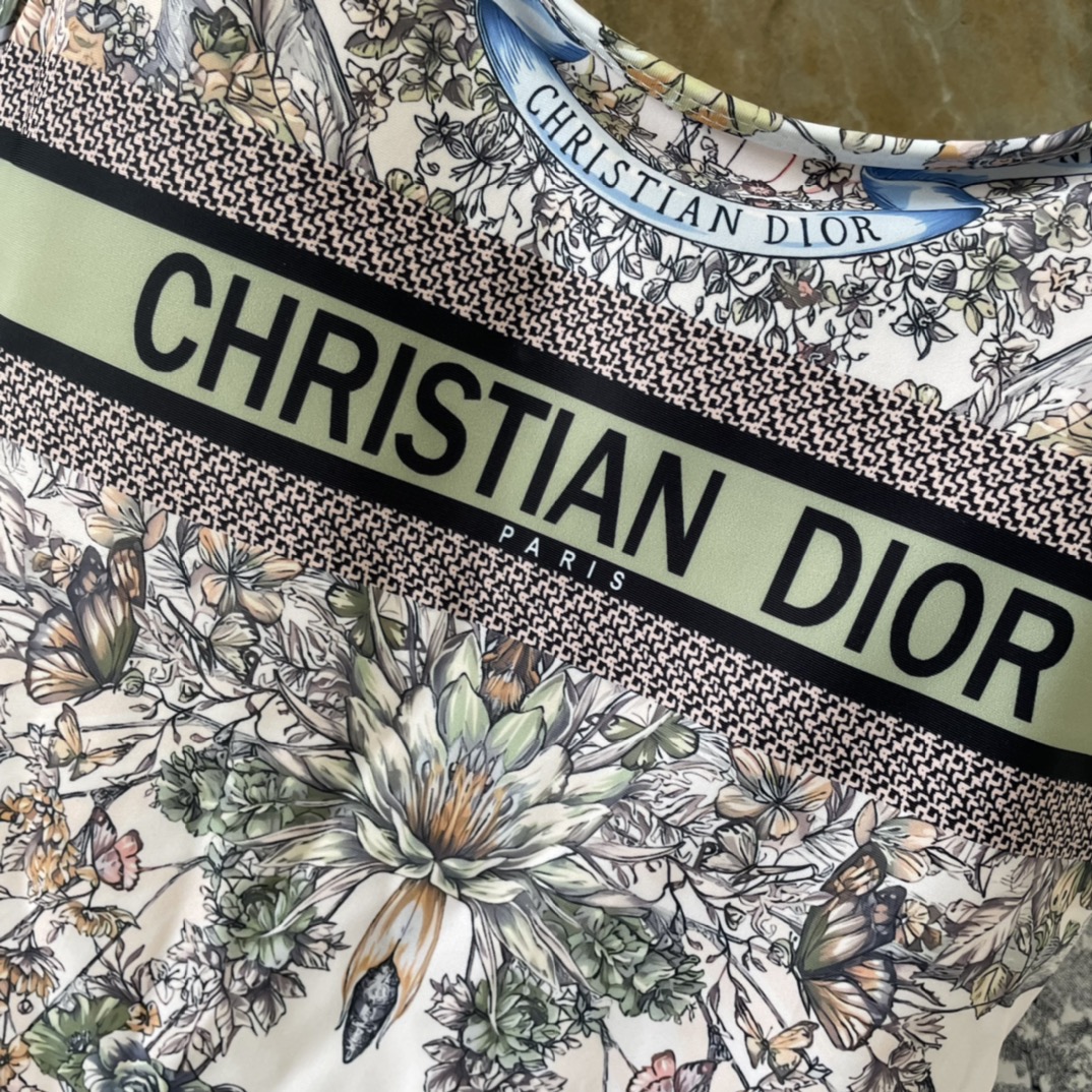 迪奥连体😍🥰适合多种场景的游泳衣🏊‍♀️海边 游泳池 温泉 水上乐园 漂流都可以😌内搭也完全可以 连体设