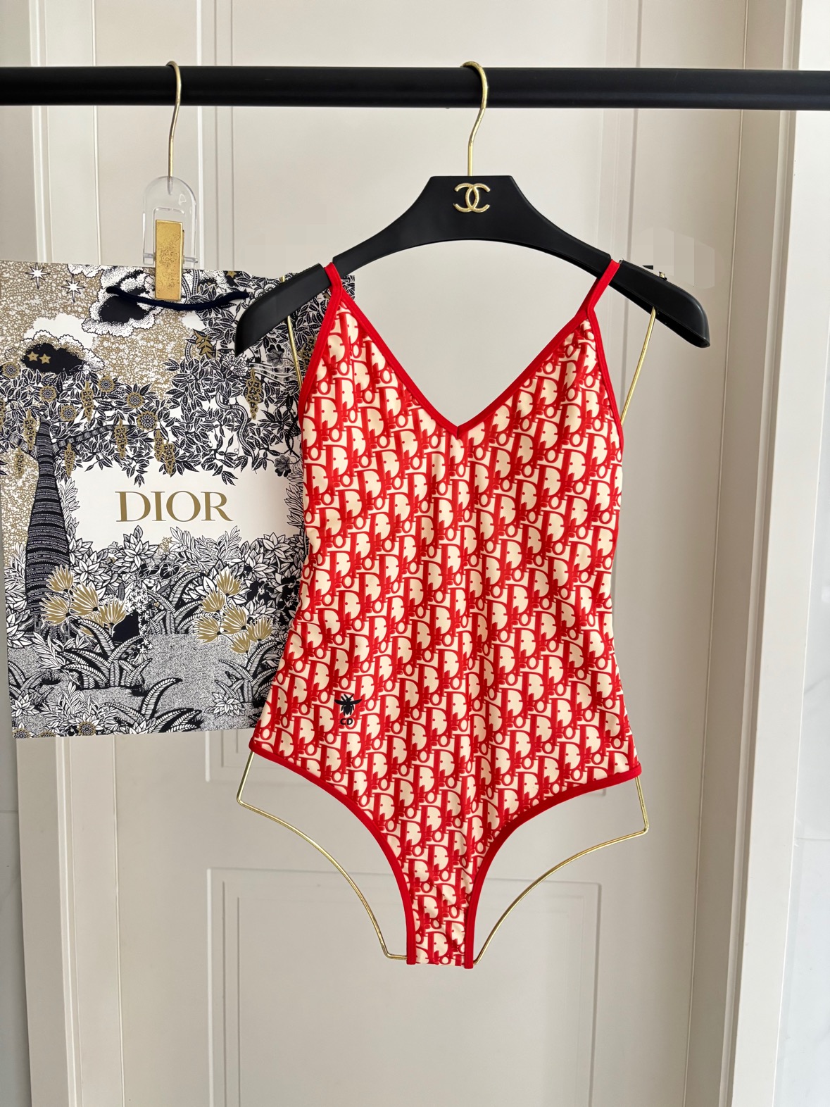 Dior 迪奥连体泳衣 强烈推荐！超显气质 😍🥰适合多种场景的游泳衣🏊‍♀️海边 游泳池 温泉 水上乐园