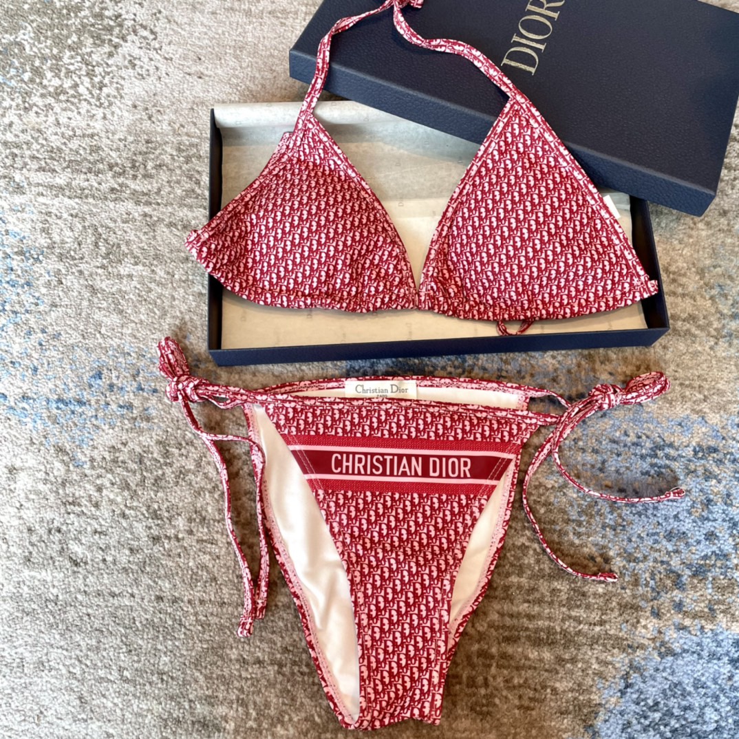 Dior迪奥比基尼泳衣👙❤️😍🥰适合多种场景的游泳衣🏊‍♀️海边 游泳池 温泉 水上乐园 漂流都可以😌内